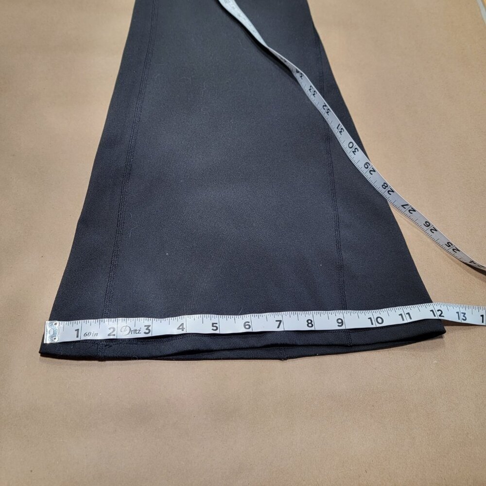 Pureluxe Size S Black Low-Rise Crossover Flare Legging - Picture 11 of 14